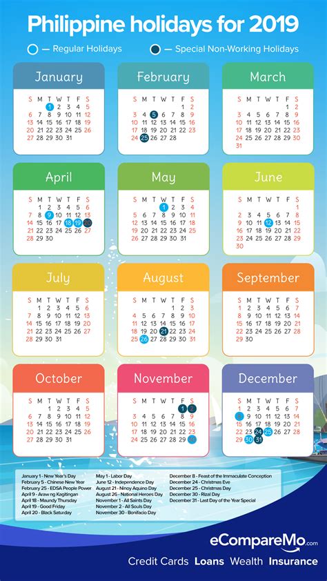 cebu holidays 2019